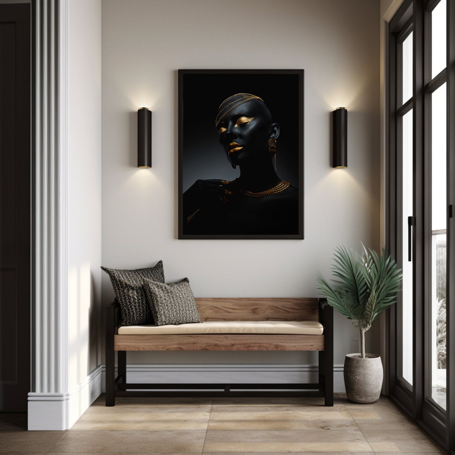 Tablou Canvas - Portret Femeie Africană