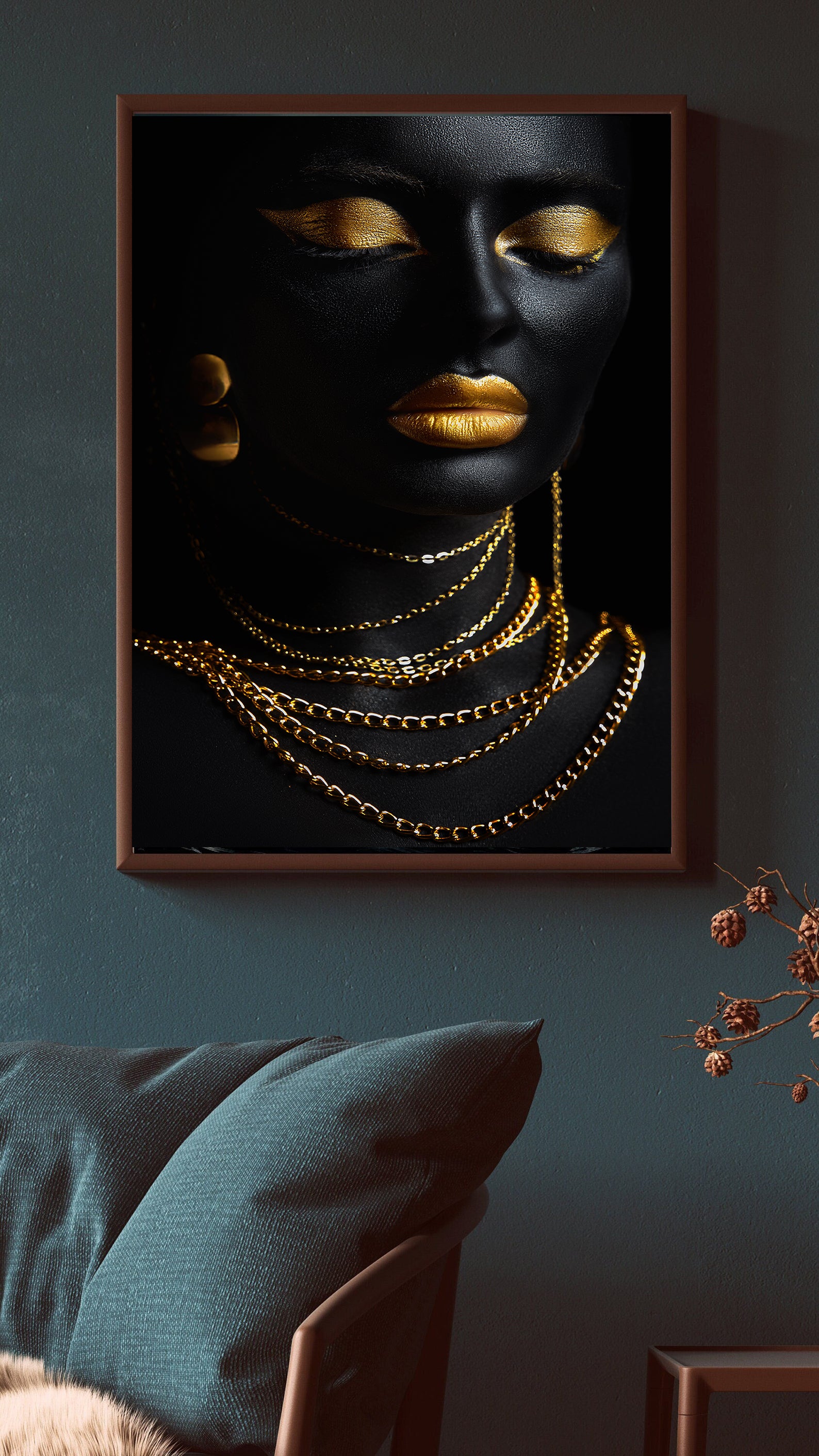 Tablou Canvas - Portret Femeie Africană