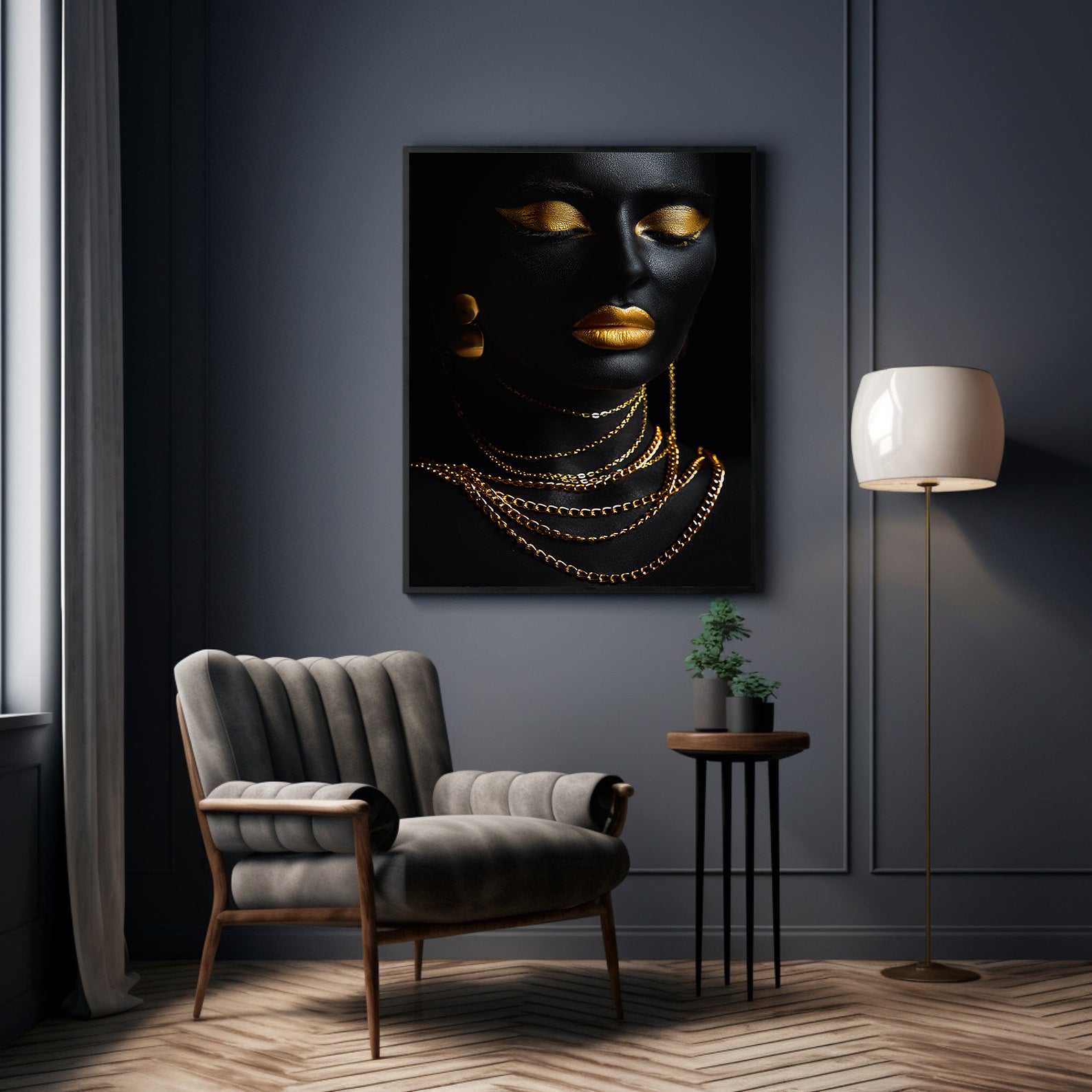 Tablou Canvas - Portret Femeie Africană