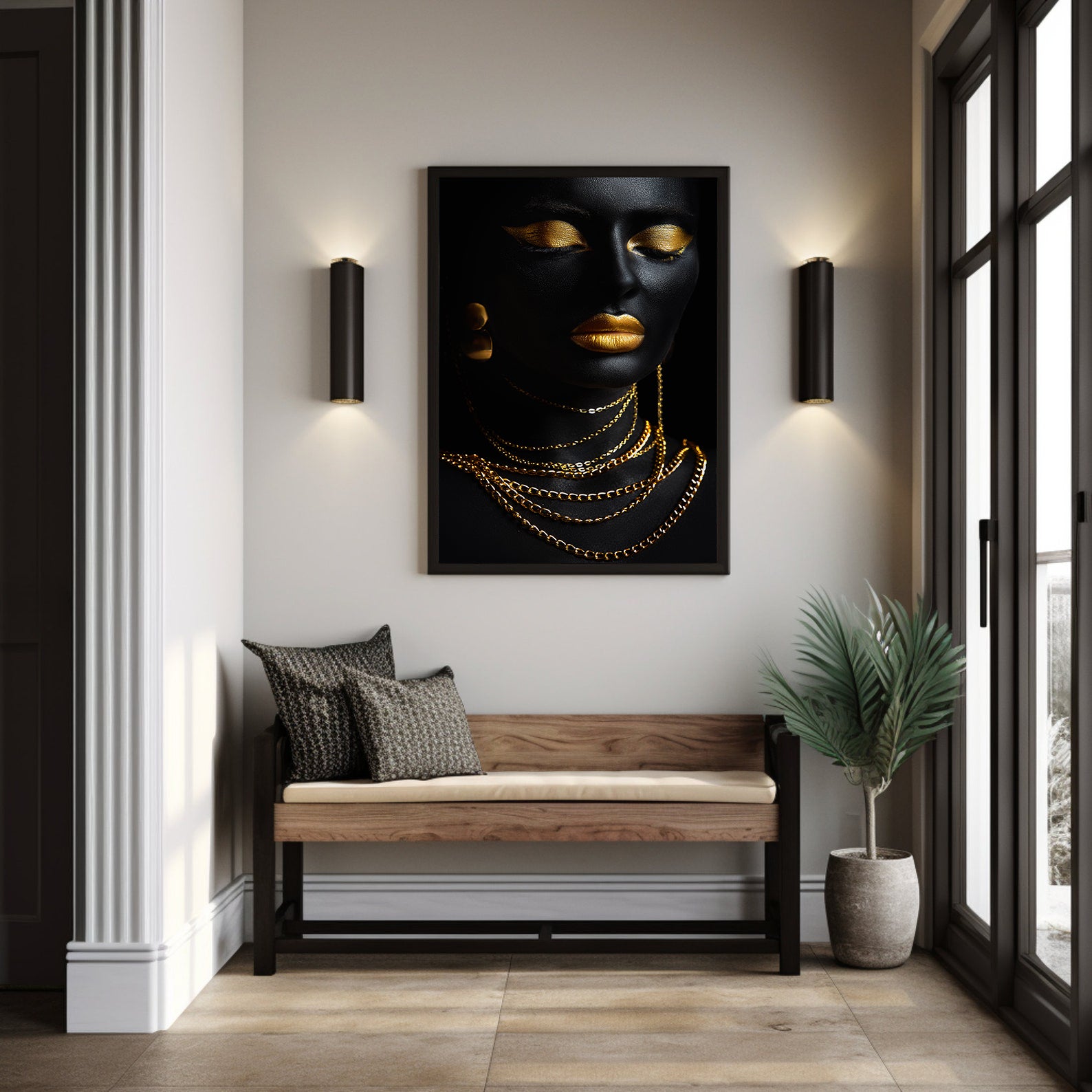 Tablou Canvas - Portret Femeie Africană