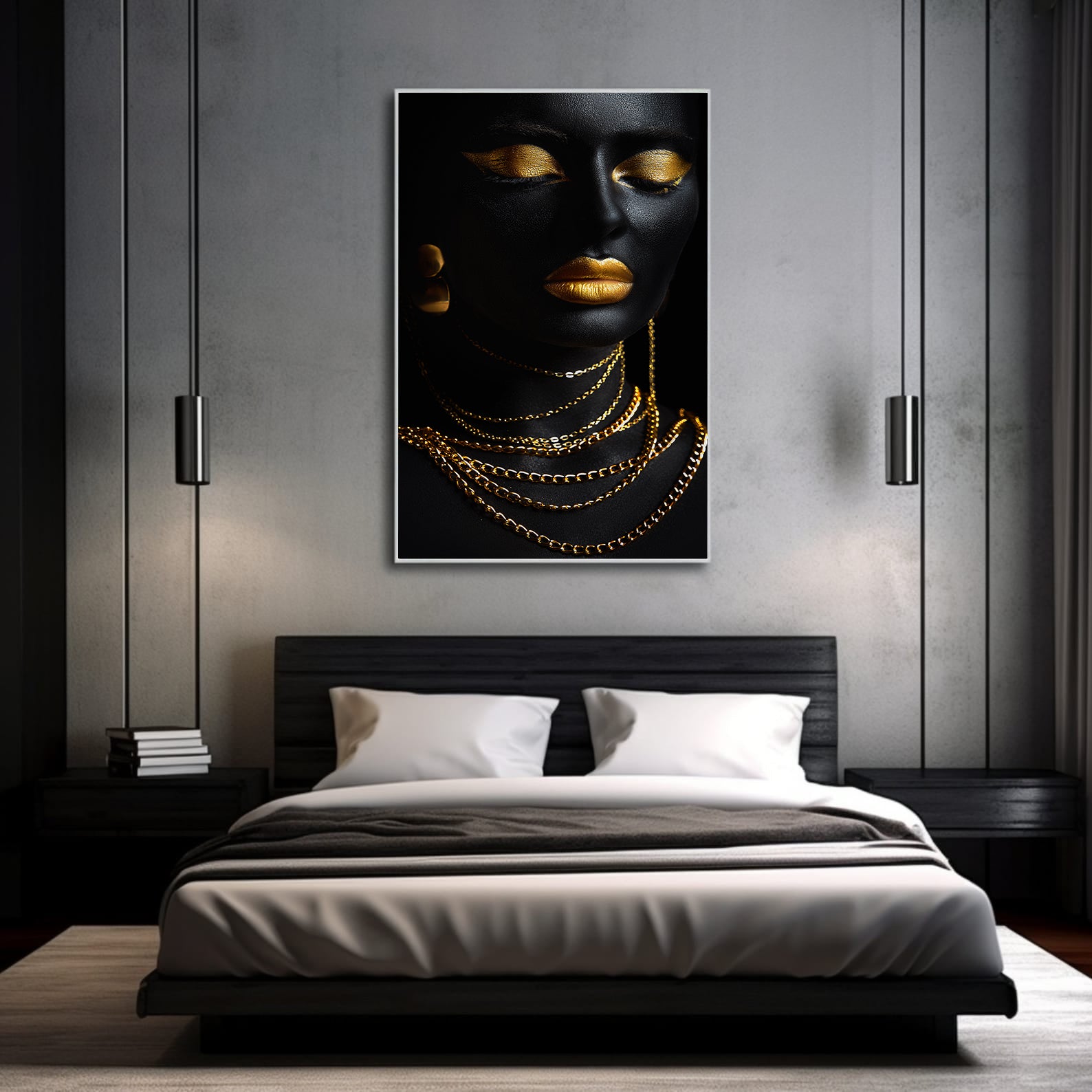 Tablou Canvas - Portret Femeie Africană