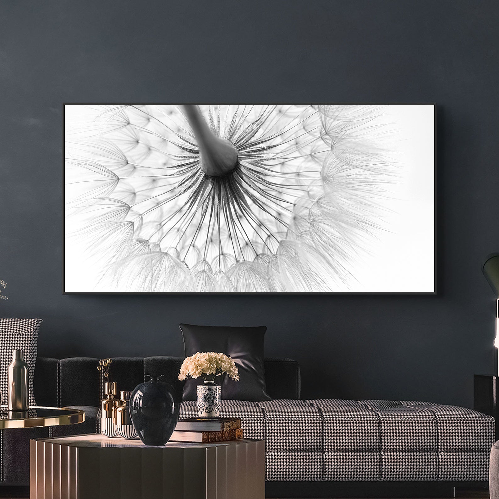 Peinture sur toile - Pissenlit