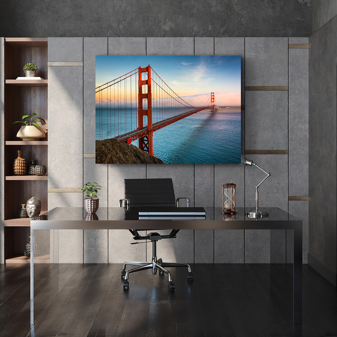 Peinture sur toile - Le pont du Golden Gate