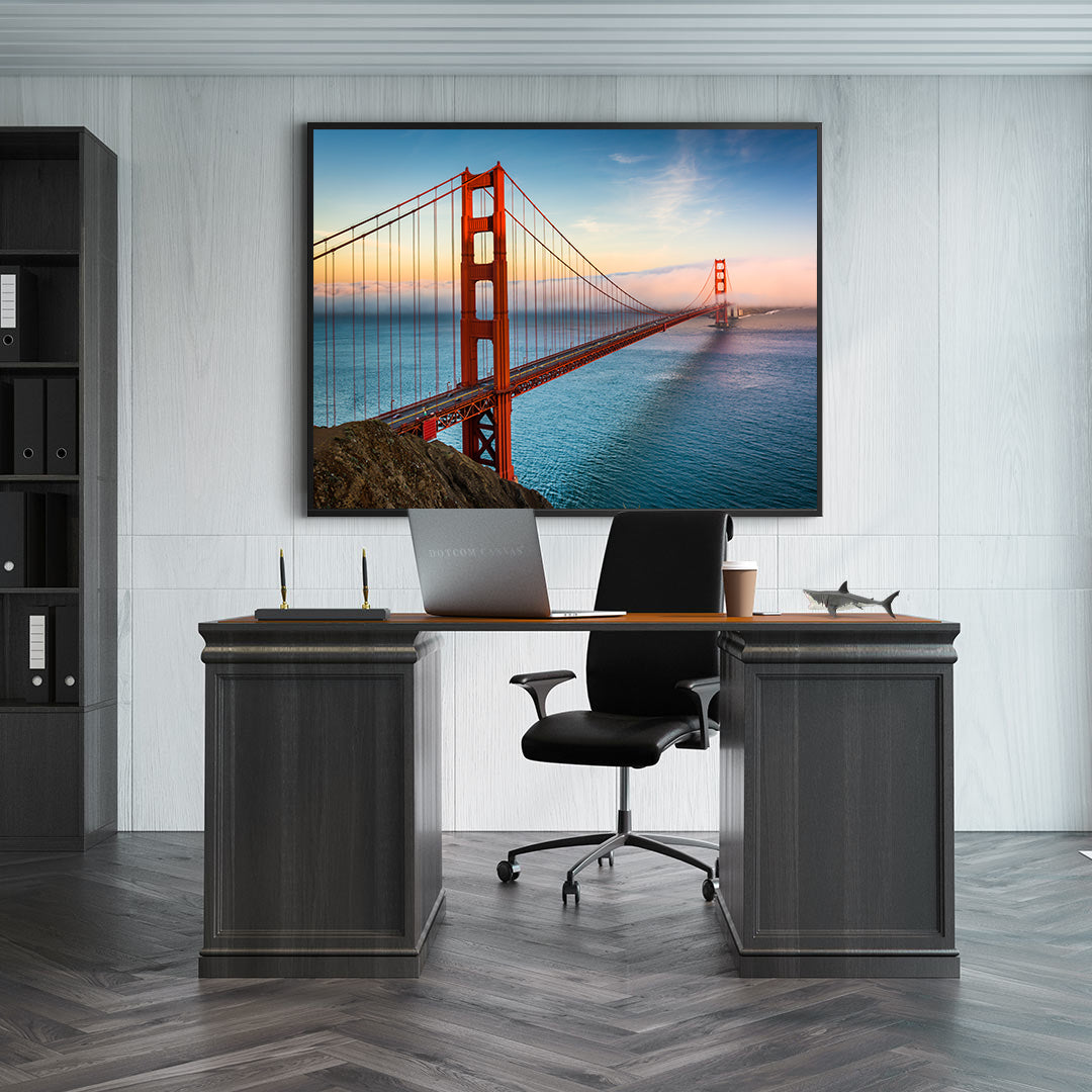 Peinture sur toile - Le pont du Golden Gate