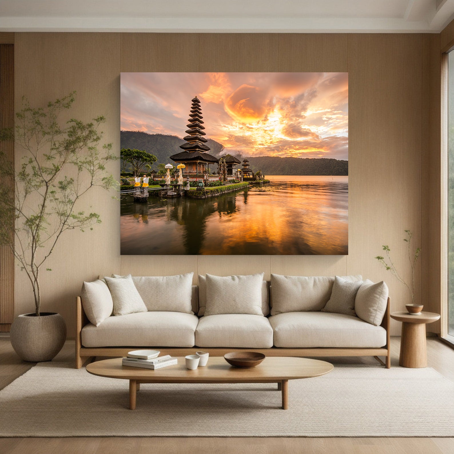 Peinture sur toile - Île de Bali, Indonésie