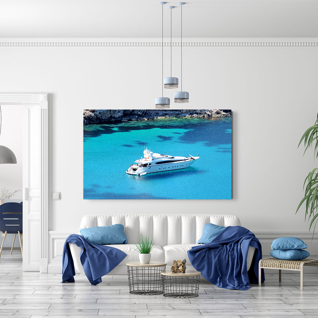 Peinture sur toile - Superyacht Moiara Amaya