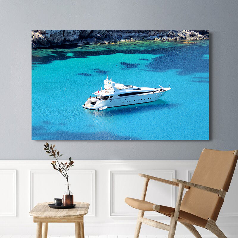 Peinture sur toile - Superyacht Moiara Amaya