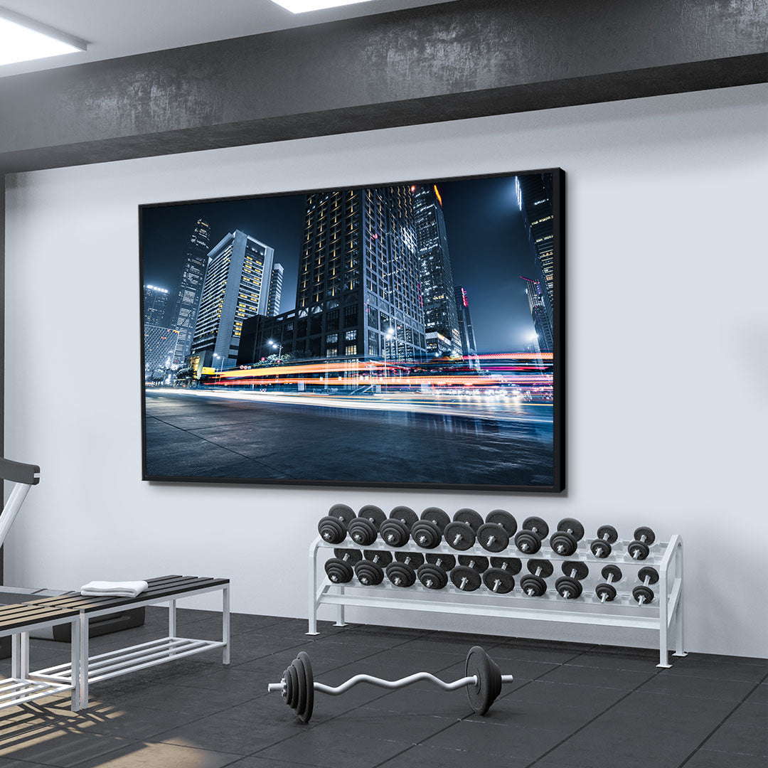 Leinwandgemälde - Nachtstadt