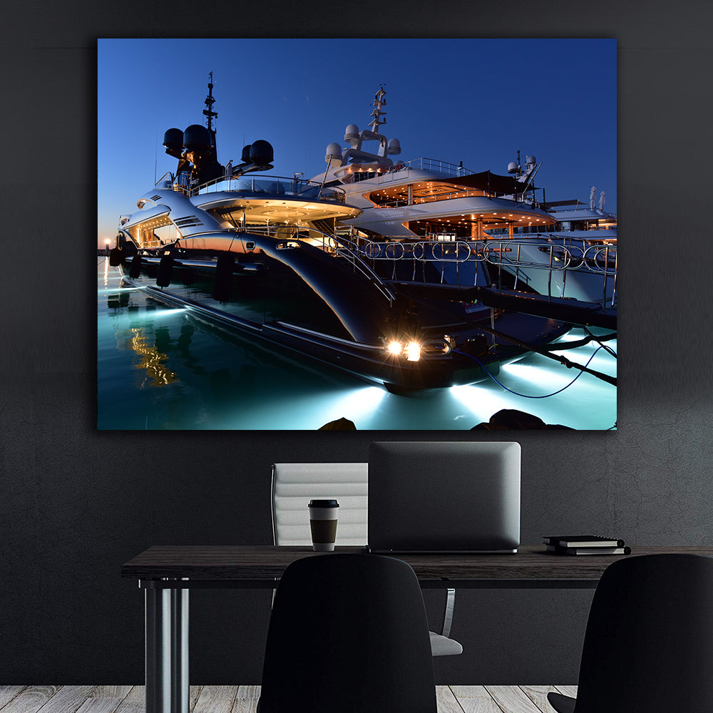 Peinture sur toile - Yachts de luxe