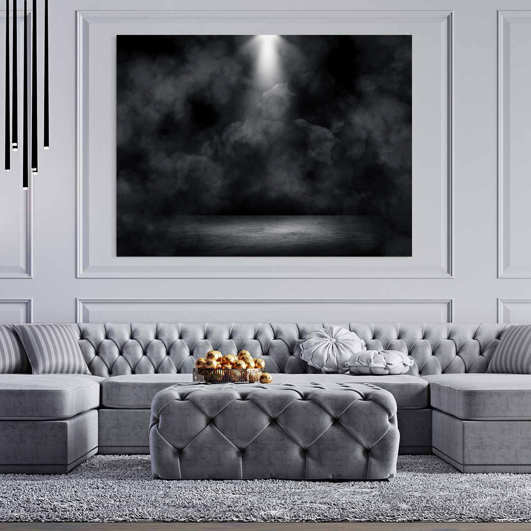Tablou Canvas - Fum în Întuneric