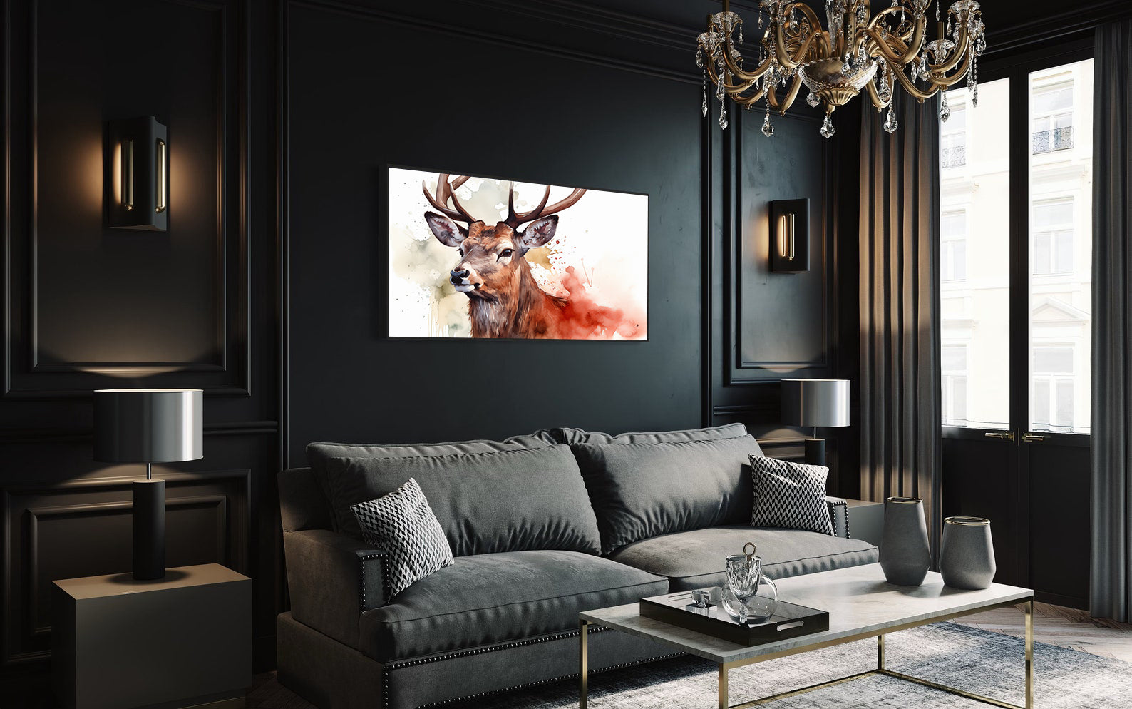 Tablou Canvas - Cerb Portret