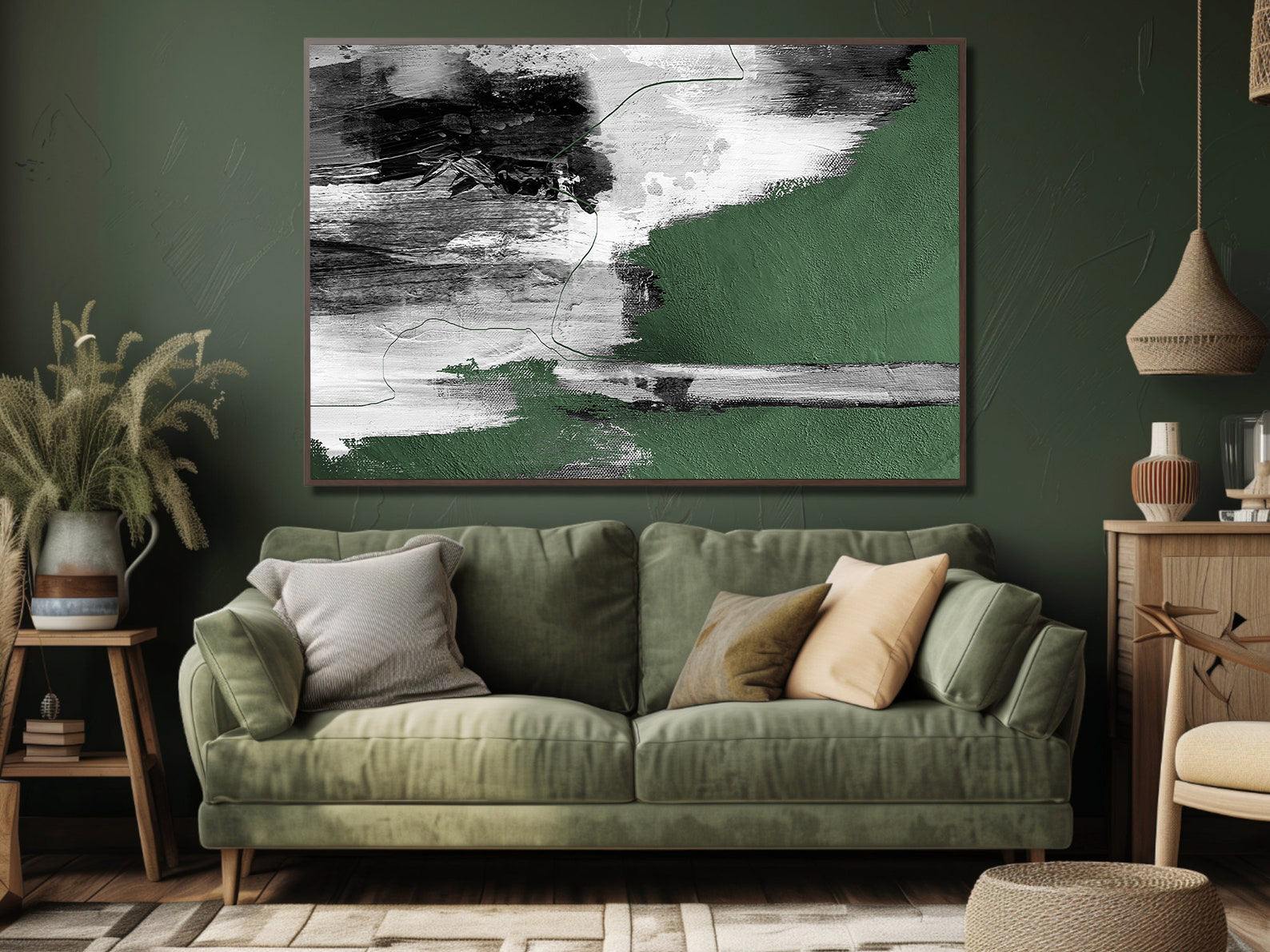 Peinture sur toile – Couleurs abstraites