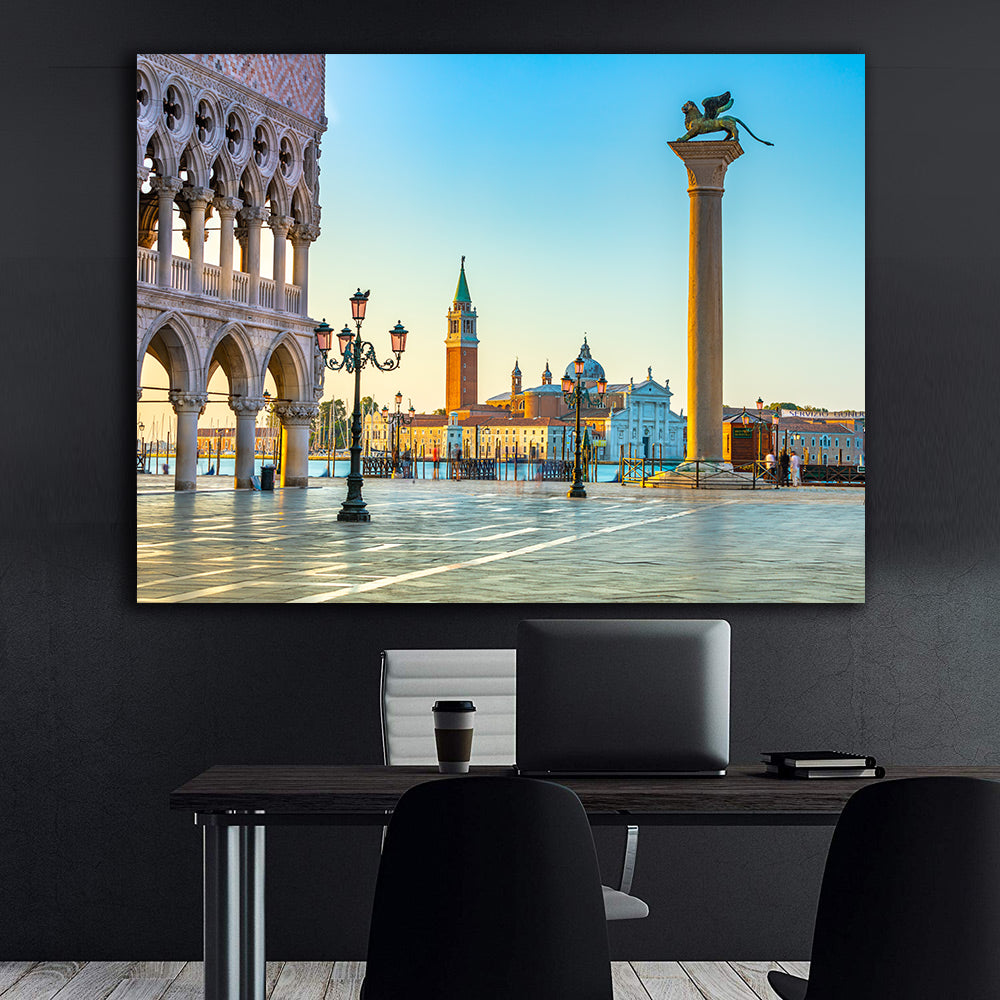Tableau sur toile - Place Saint-Marc à Venise