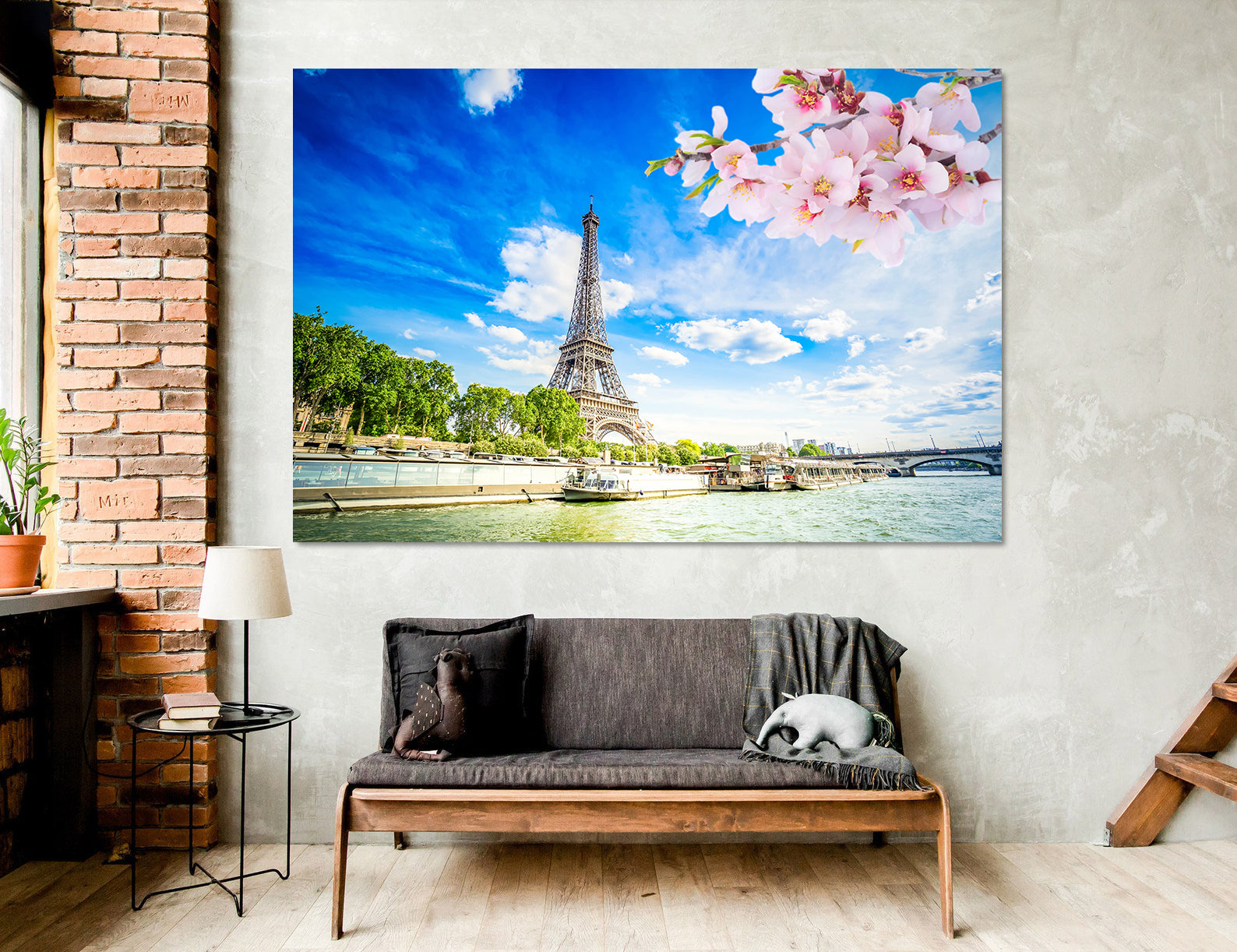 Tableau sur toile - Journée ensoleillée à Paris