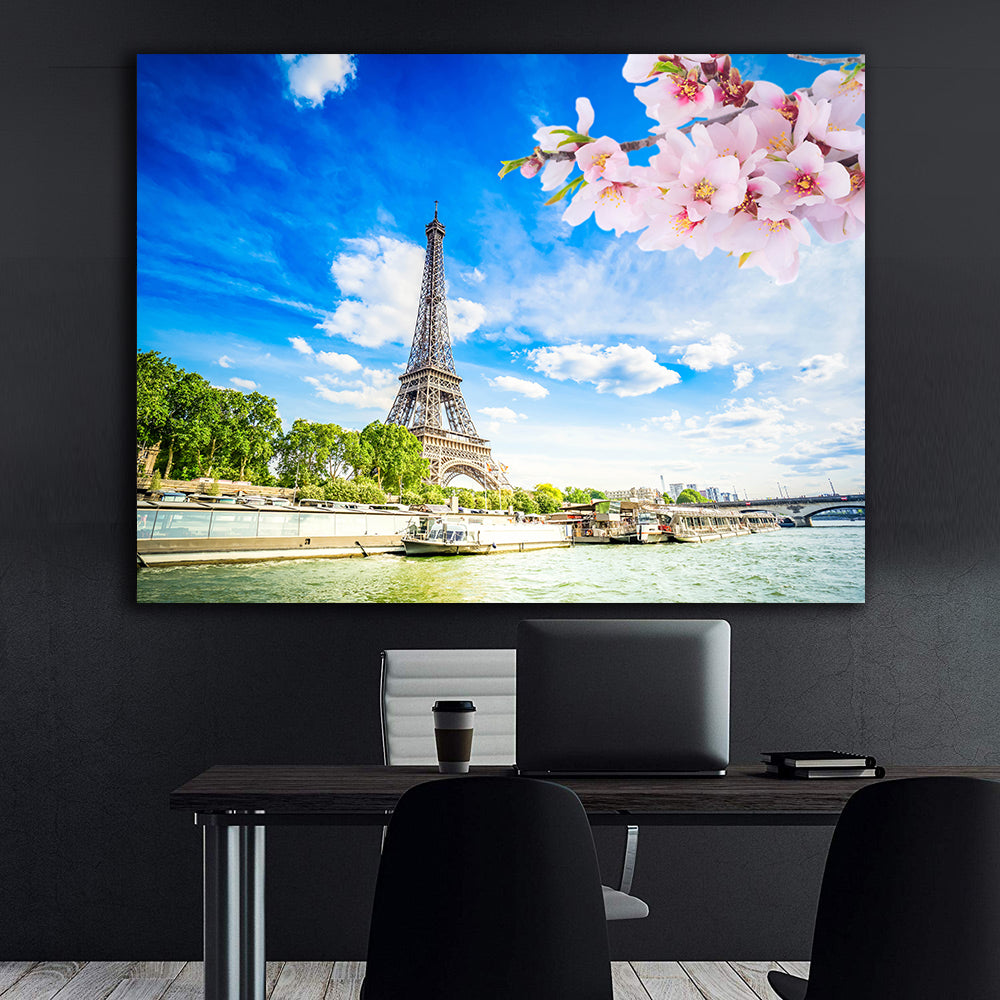 Tableau sur toile - Journée ensoleillée à Paris