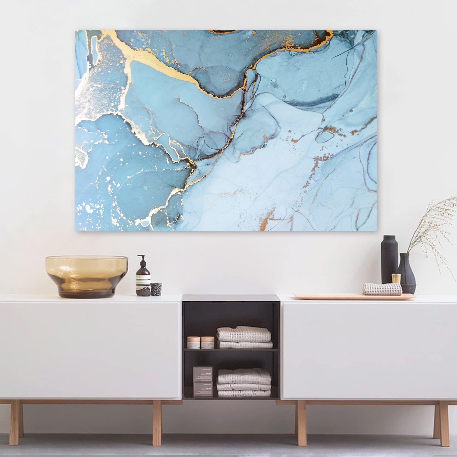 Peinture sur toile – Marbre abstrait
