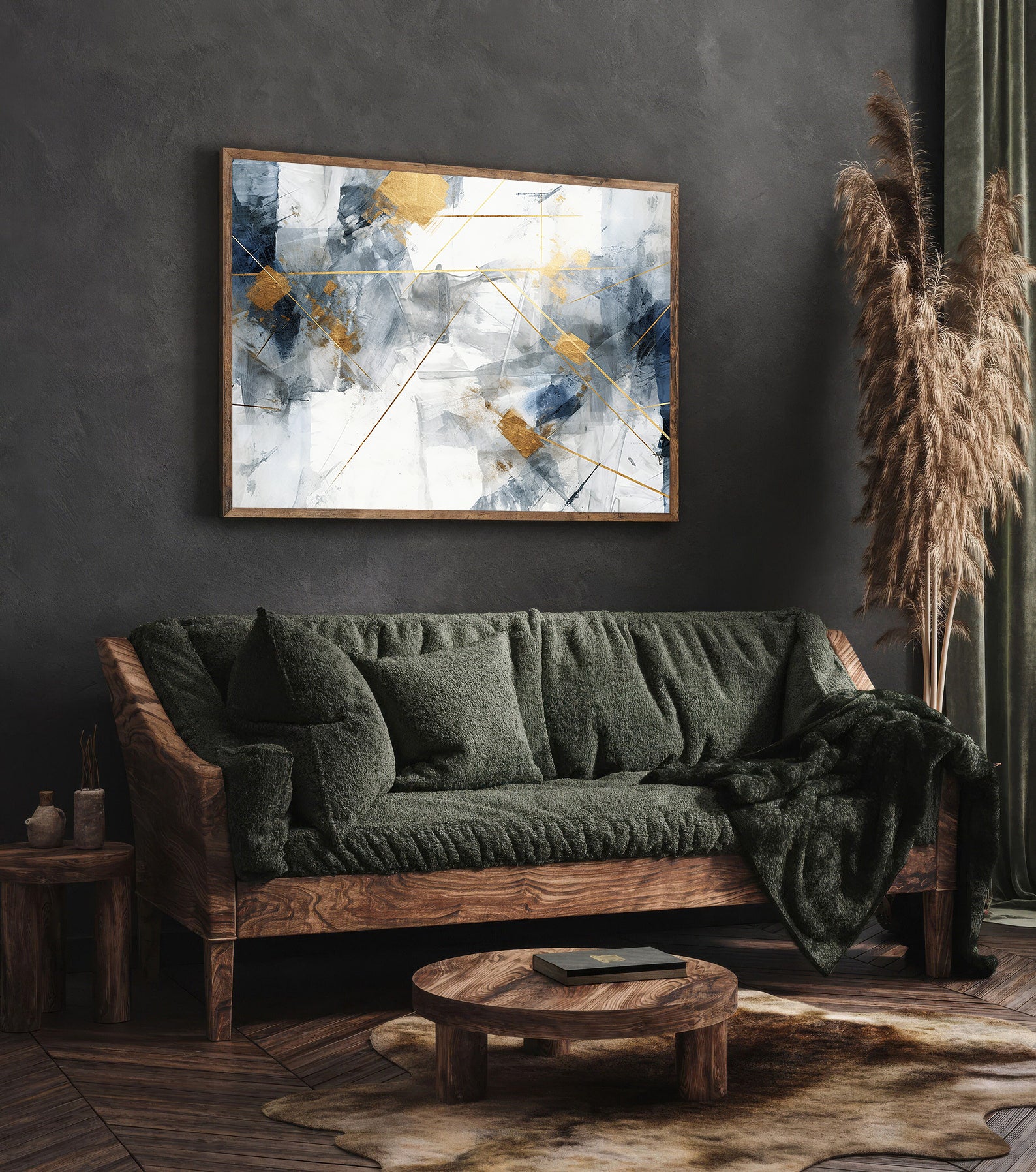 Leinwandgemälde - Abstrakte geometrische Kunst