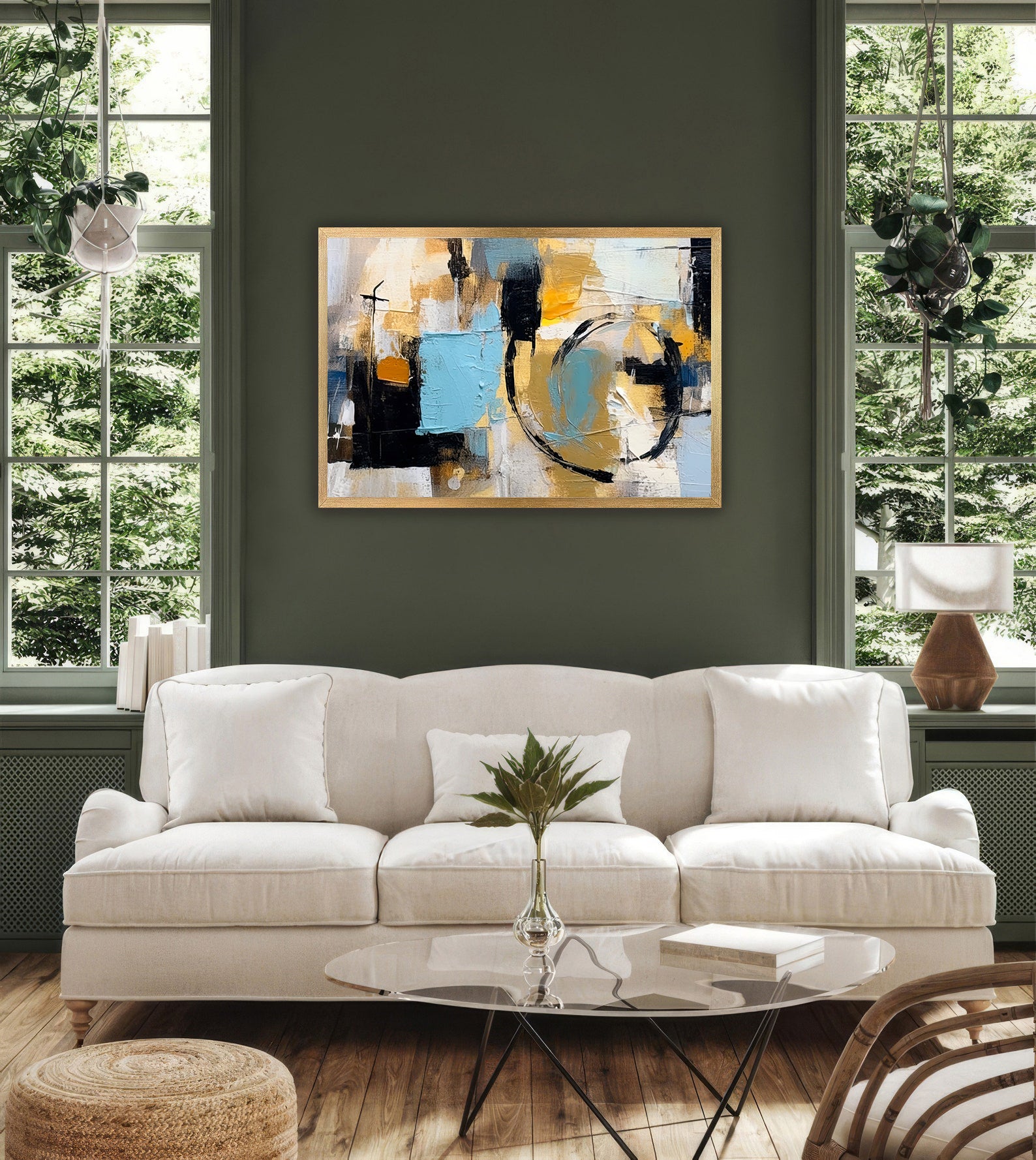 Peinture sur toile – Art moderne abstrait