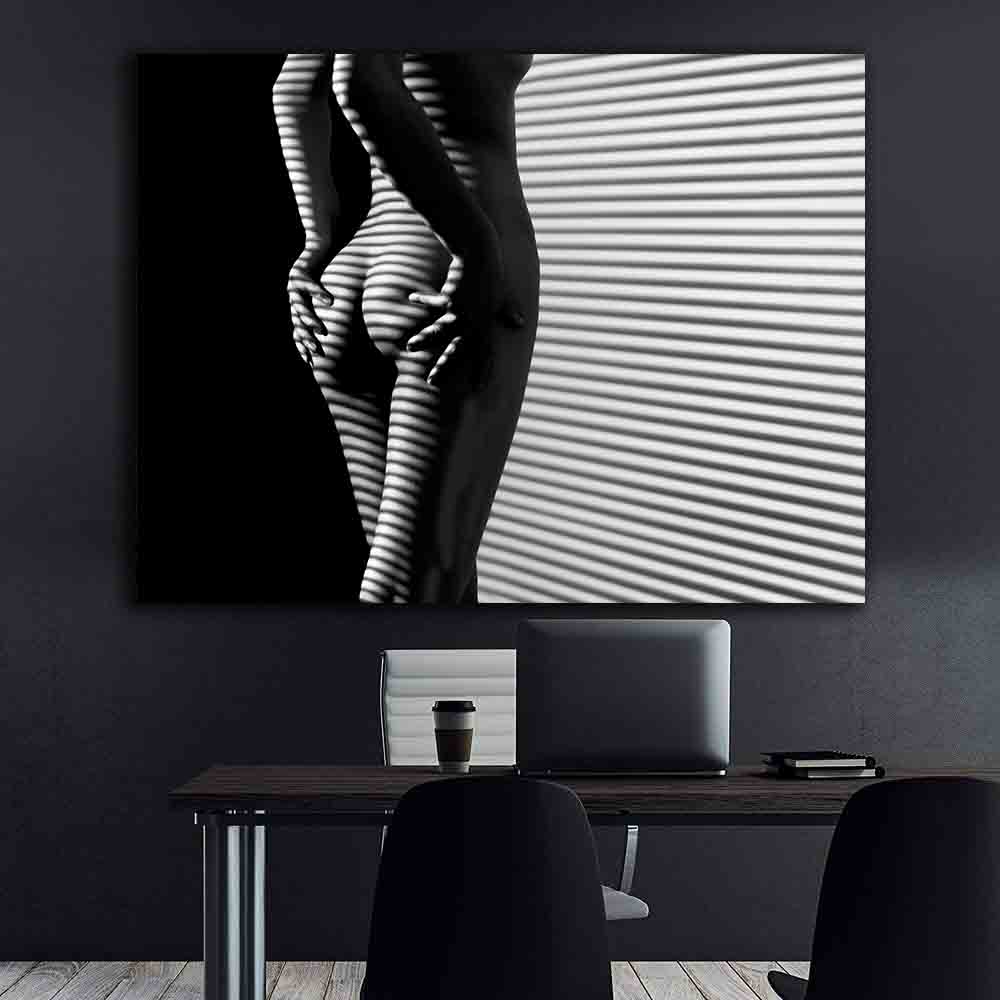 Peinture sur toile - Corps parfaitement nu