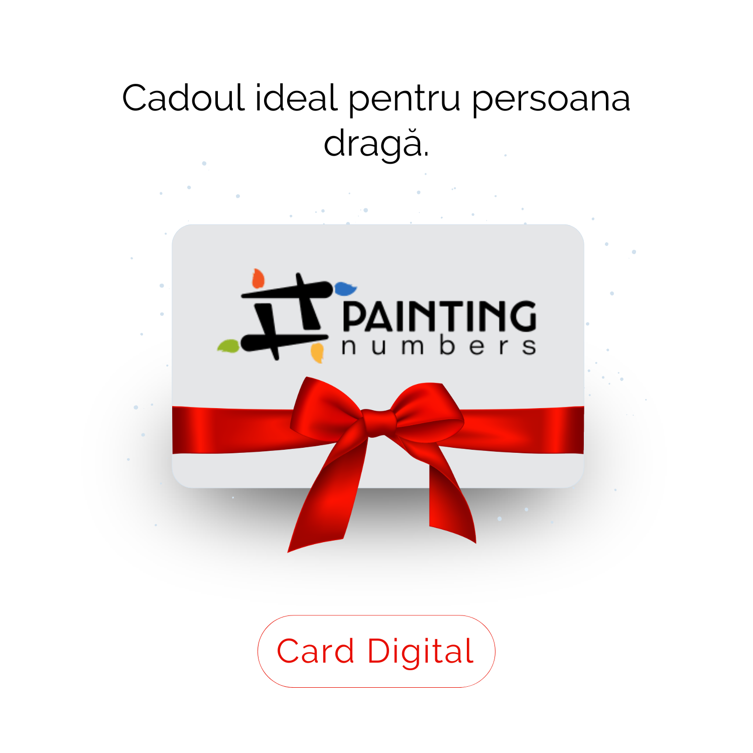 Card Cadou Digital Painting-Numbers
