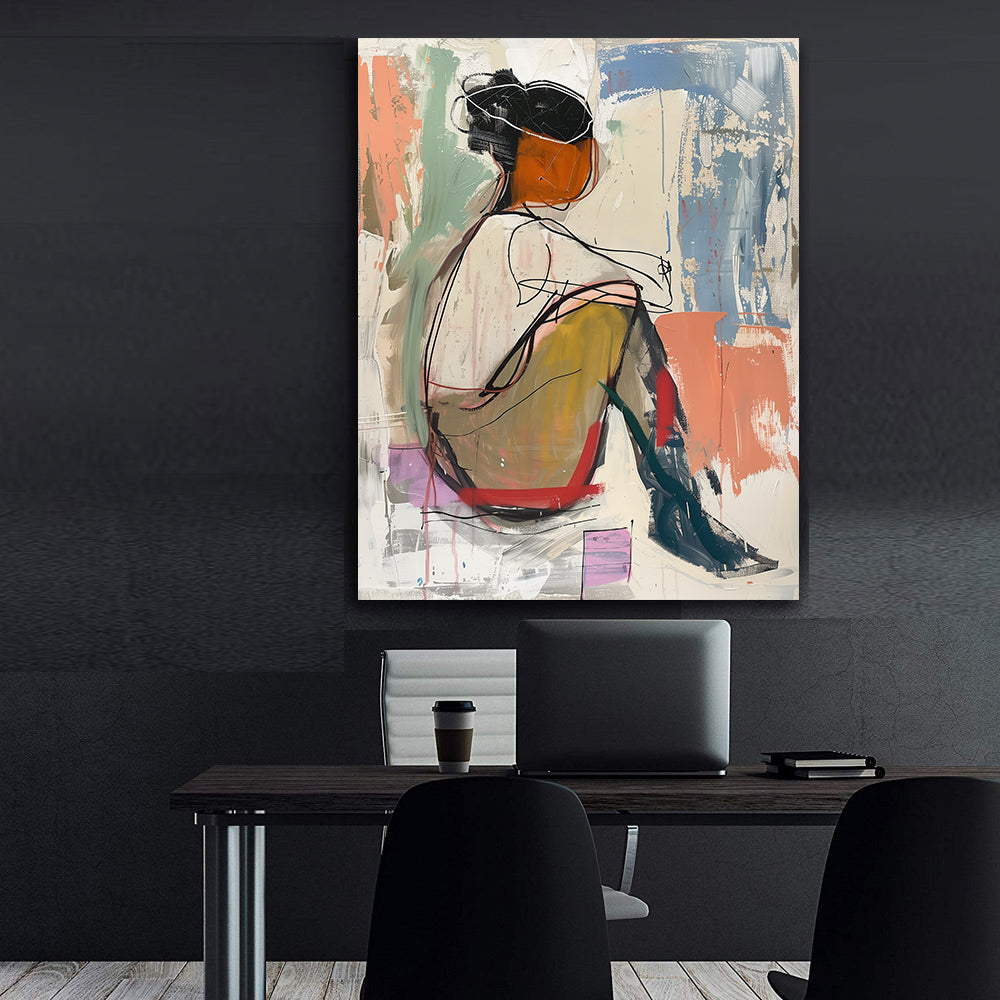 Peinture sur toile – Contemplation profonde