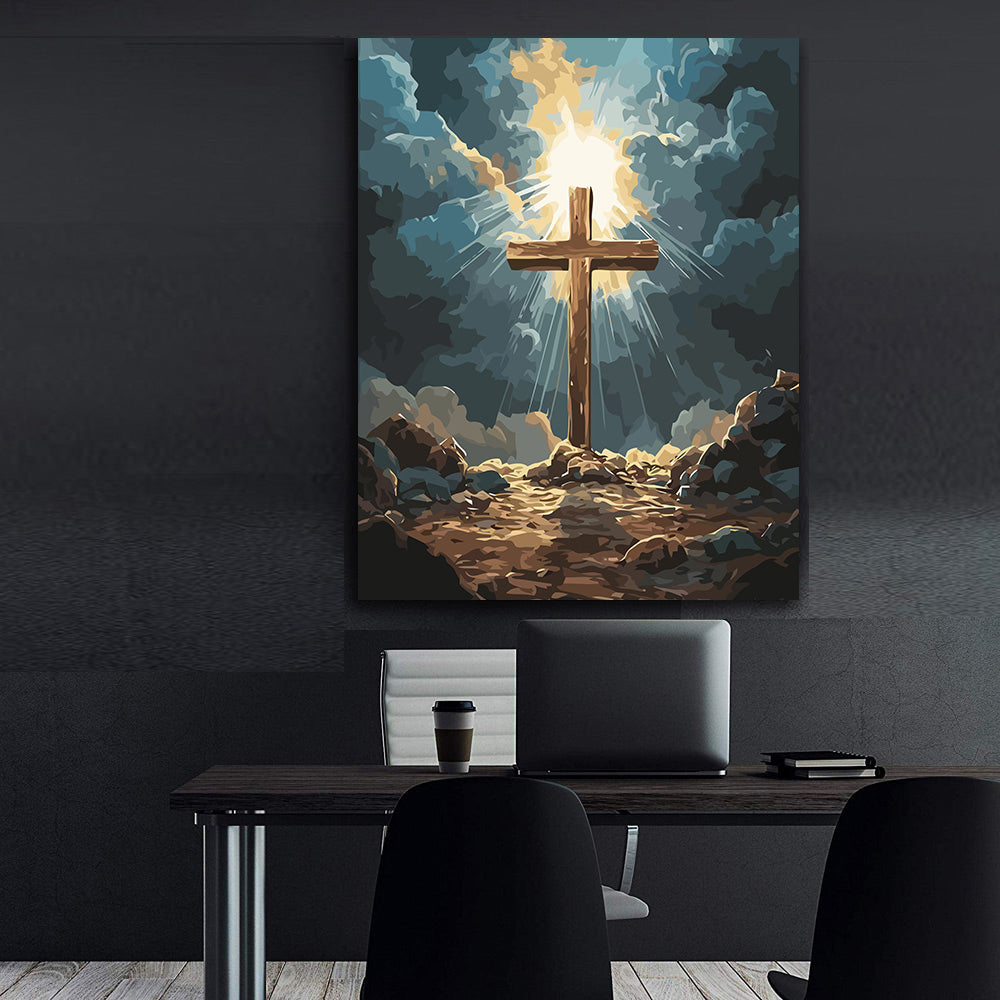 Set Pictură pe numere – Cruce Creștină 6276