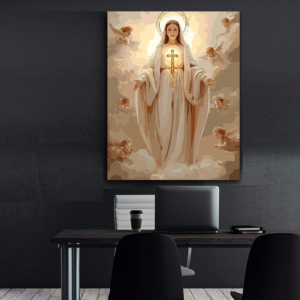 Set Pictură pe numere – Fecioara Maria 6279