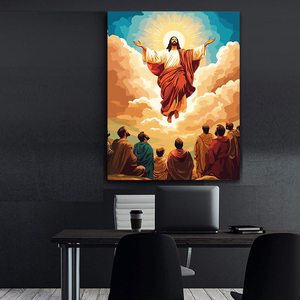 Set Pictură pe numere – Înălțarea Lui Isus Hristos 6280