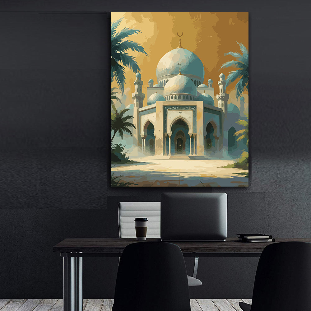 Set Pictură pe numere – Moscheea Poartă Către Cer 6380