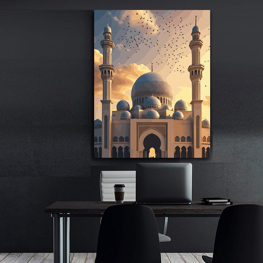 Set Pictură pe numere – Farul Cunoașterii Islamice 6394