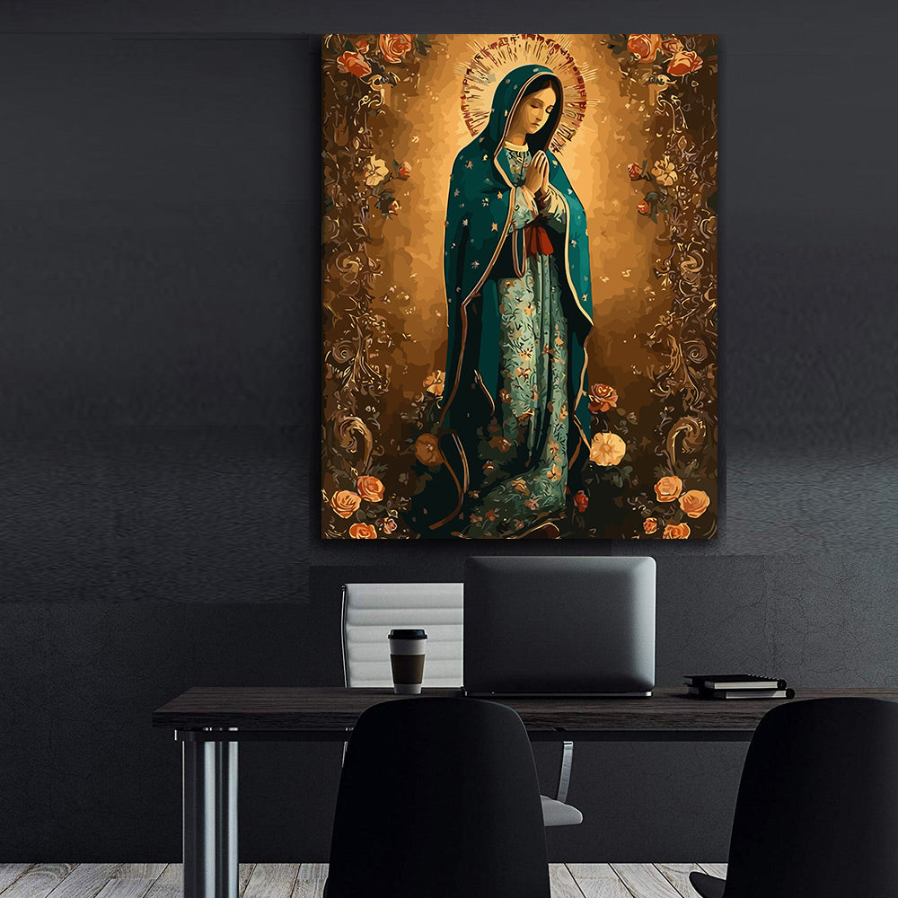 Set Pictură pe numere – Sfânta Fecioara De Guadalupe 6256