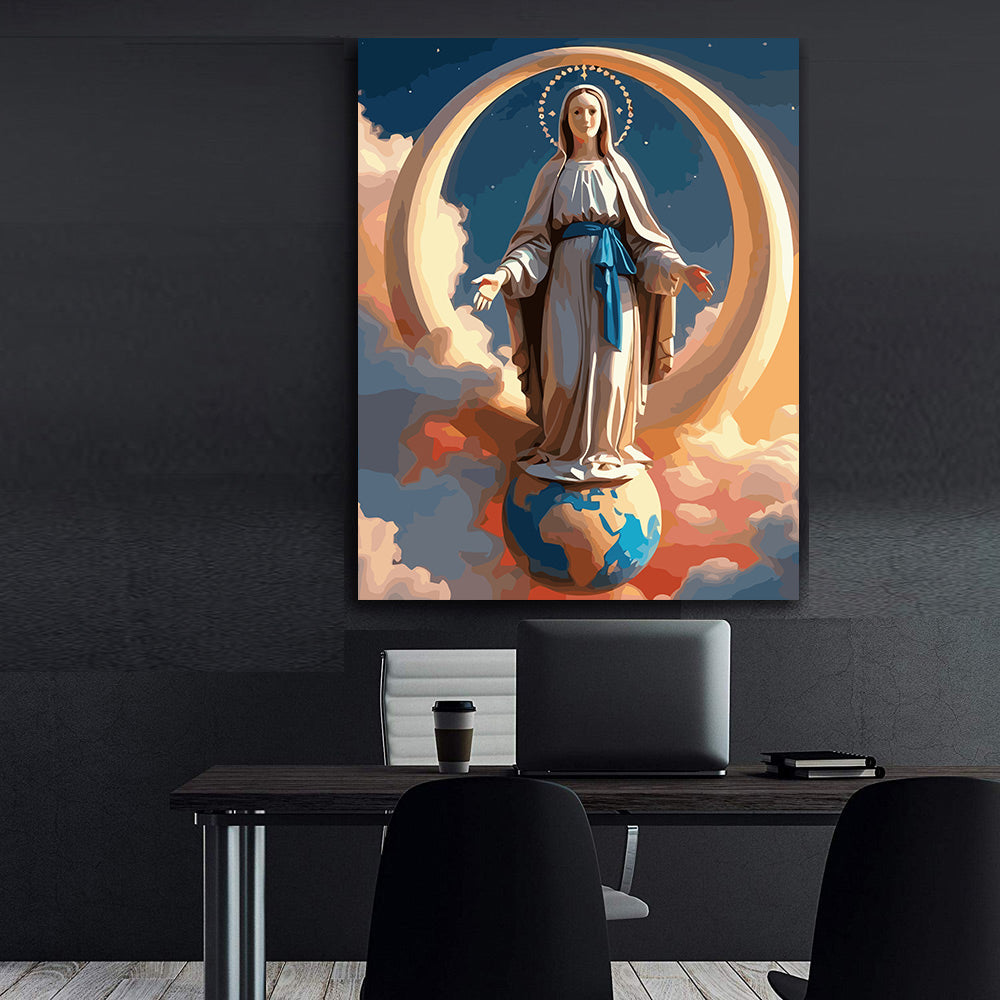 Set Pictură pe numere – Fecioara Maria 6343