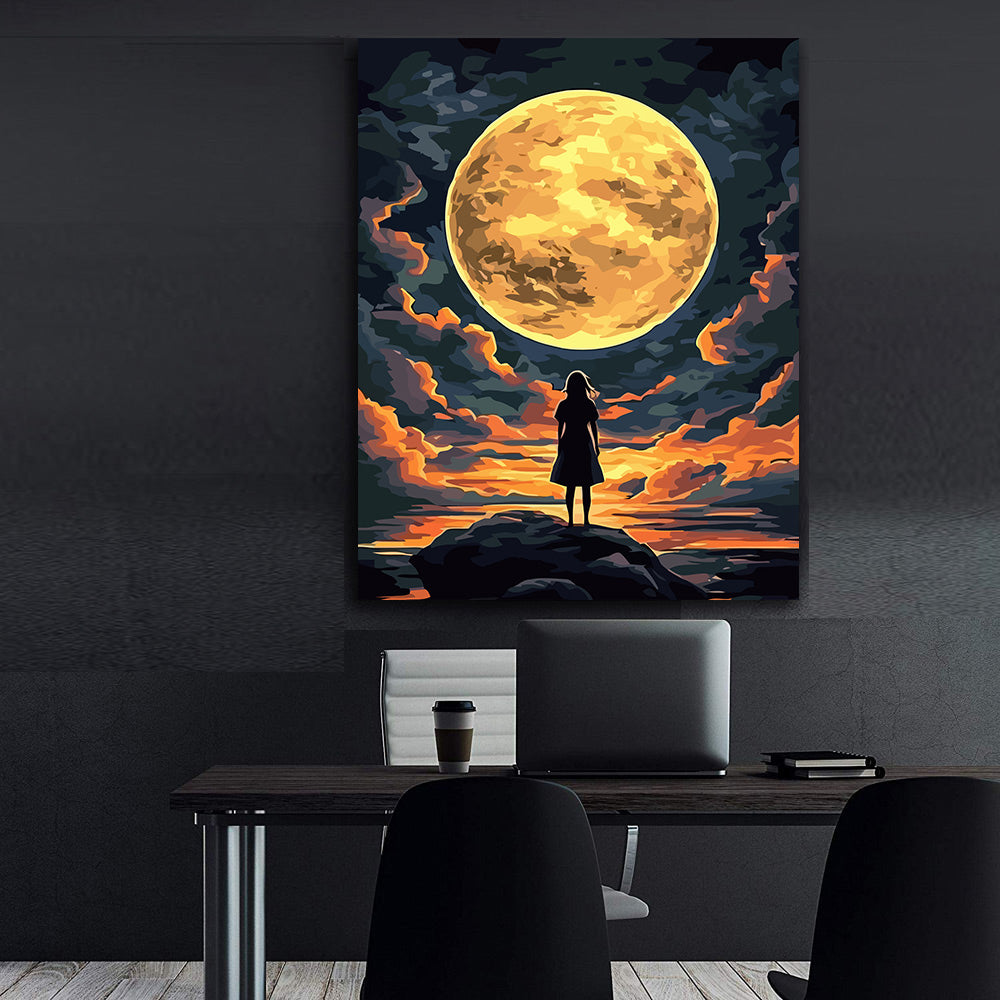 Set Pictură pe numere – De Vorbă Cu Lună 6424