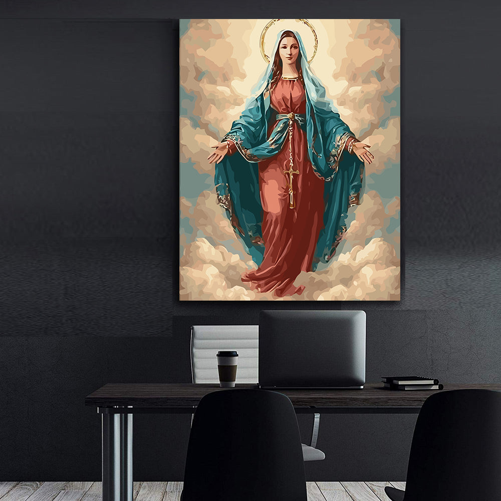 Set Pictură pe numere – Fecioara Maria 6258