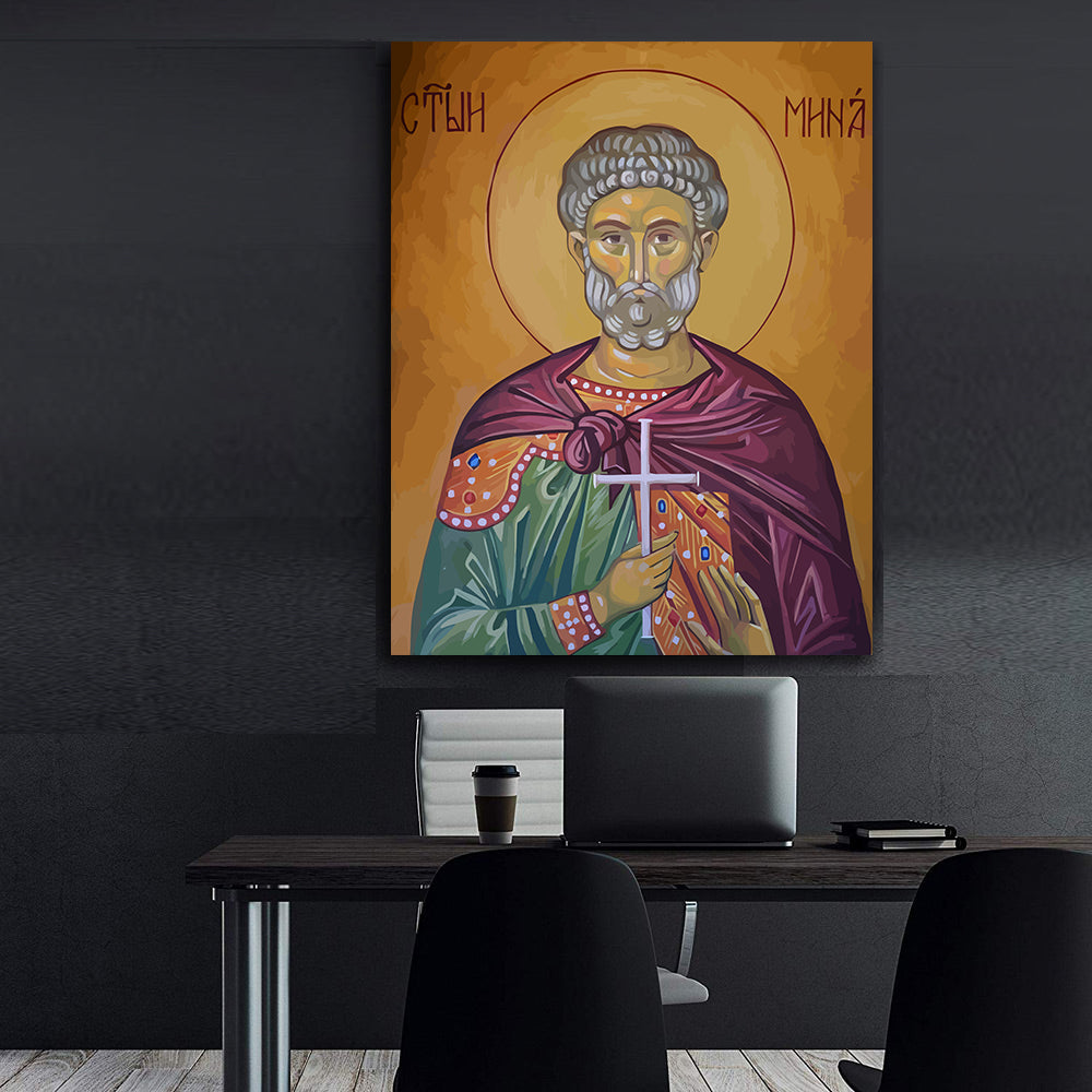 Set Pictură pe numere – Sfântul Mina 6001