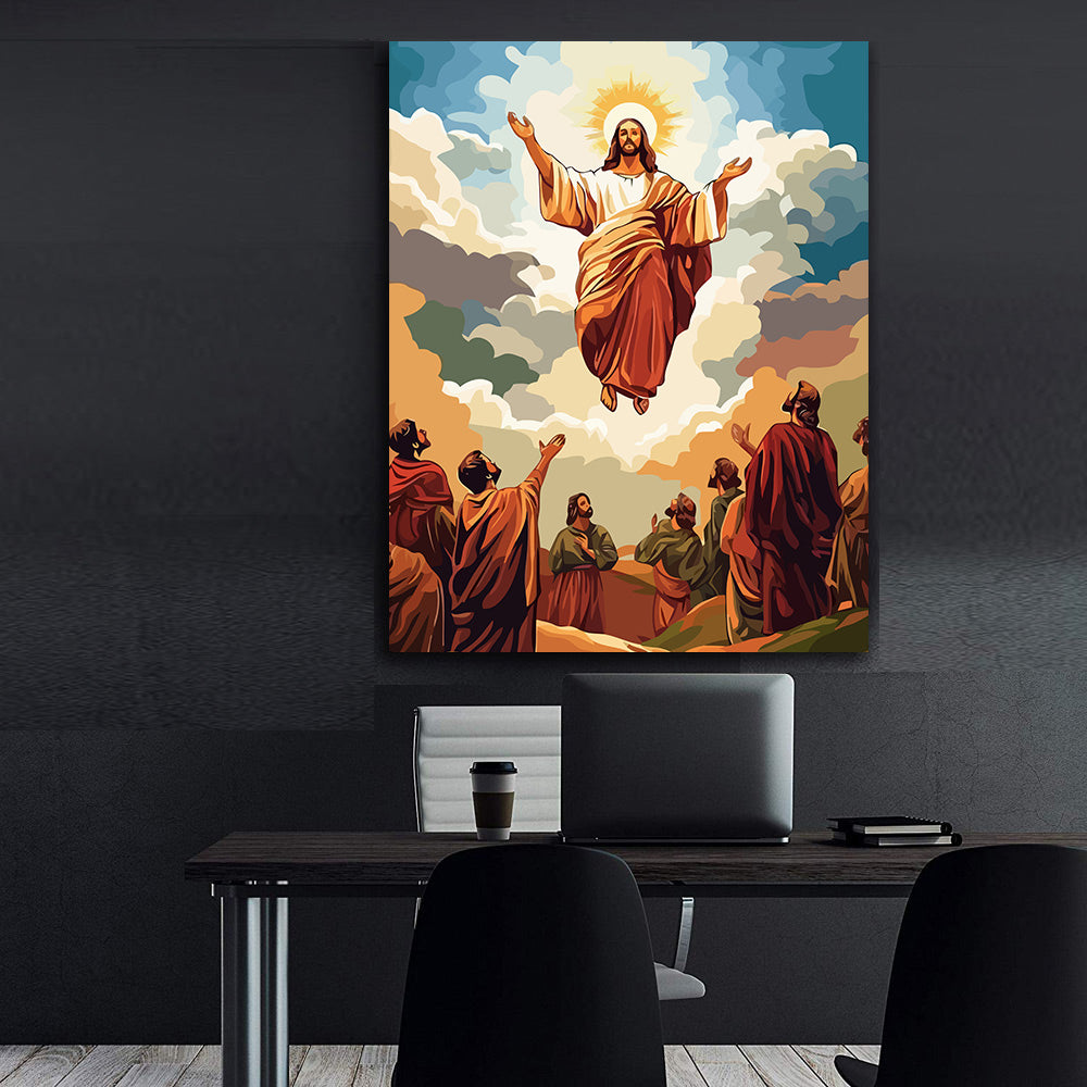 Set Pictură pe numere – Înălțarea Lui Isus Hristos 6244