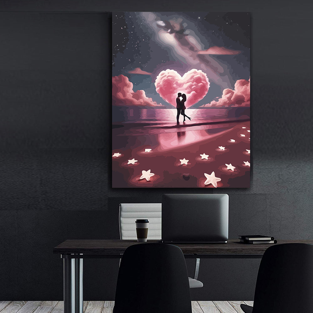 Set Pictură pe numere – Îndrăgostiți 6426