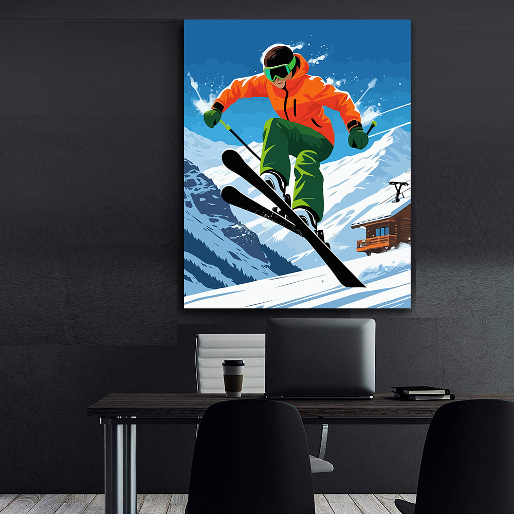 Set Pictură pe numere – Sport De Iarnă 6219