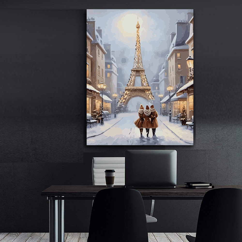 Set Pictură pe numere – Iarna În Paris 6210