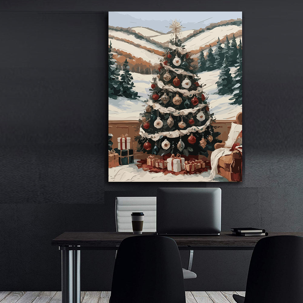 Set Pictură pe numere – Brad De Crăciun 6229