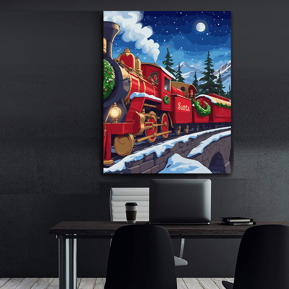 Set Pictură pe numere – Santa Express 6215