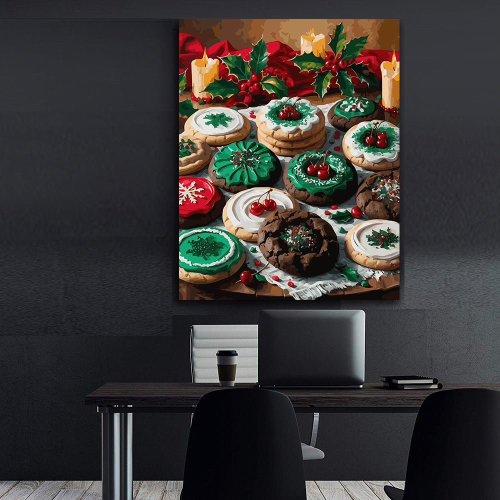 Set Pictură pe numere – Biscuiți De Crăciun 6186