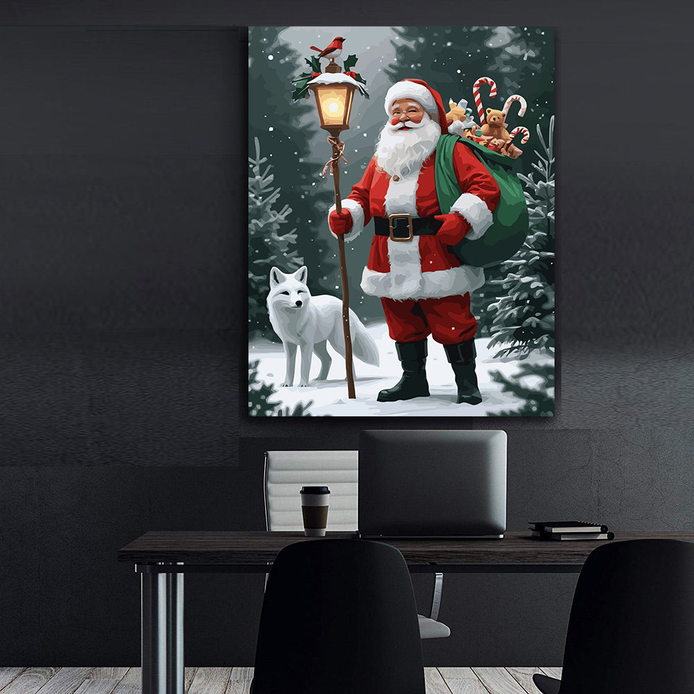 Set Pictură pe numere – Moș Crăciun 6198