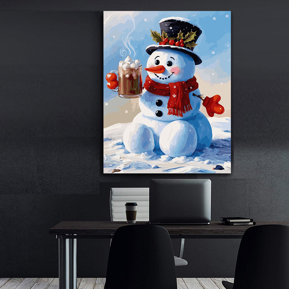 Set Pictură pe numere – Om De Zăpadă 6197