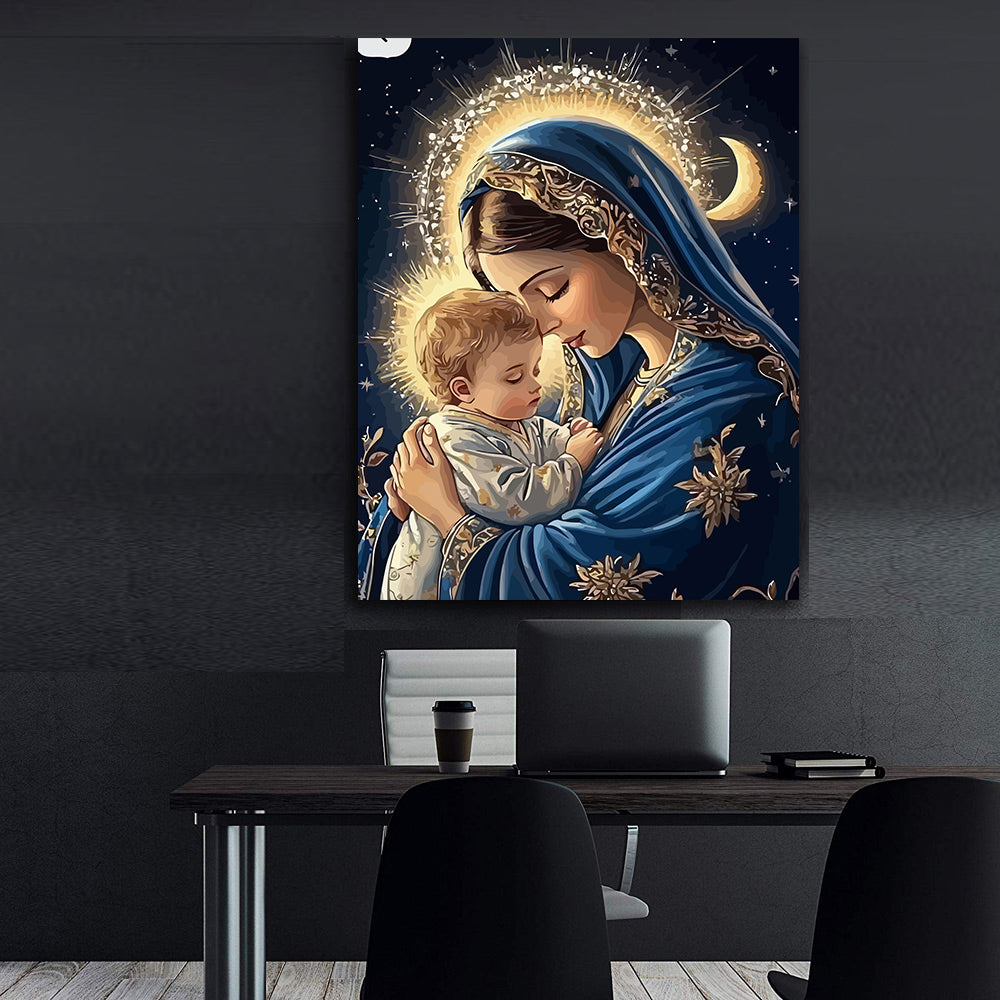 Set Pictură pe numere – Maica Domnului 6050