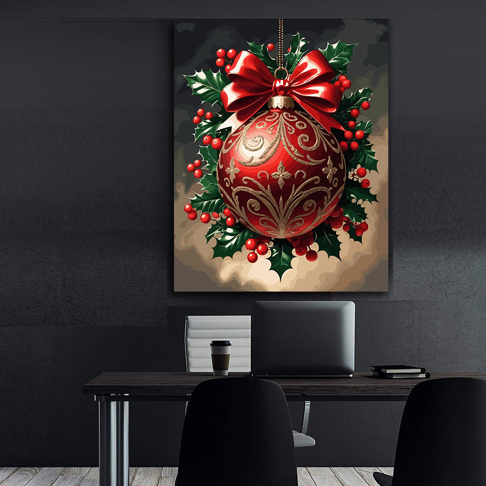 Set Pictură pe numere – Decorațiuni De Crăciun 6202