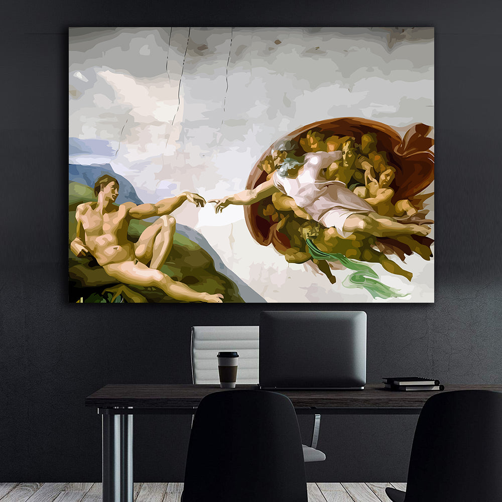 Set Pictură pe numere – Crearea Lui Adam 6052