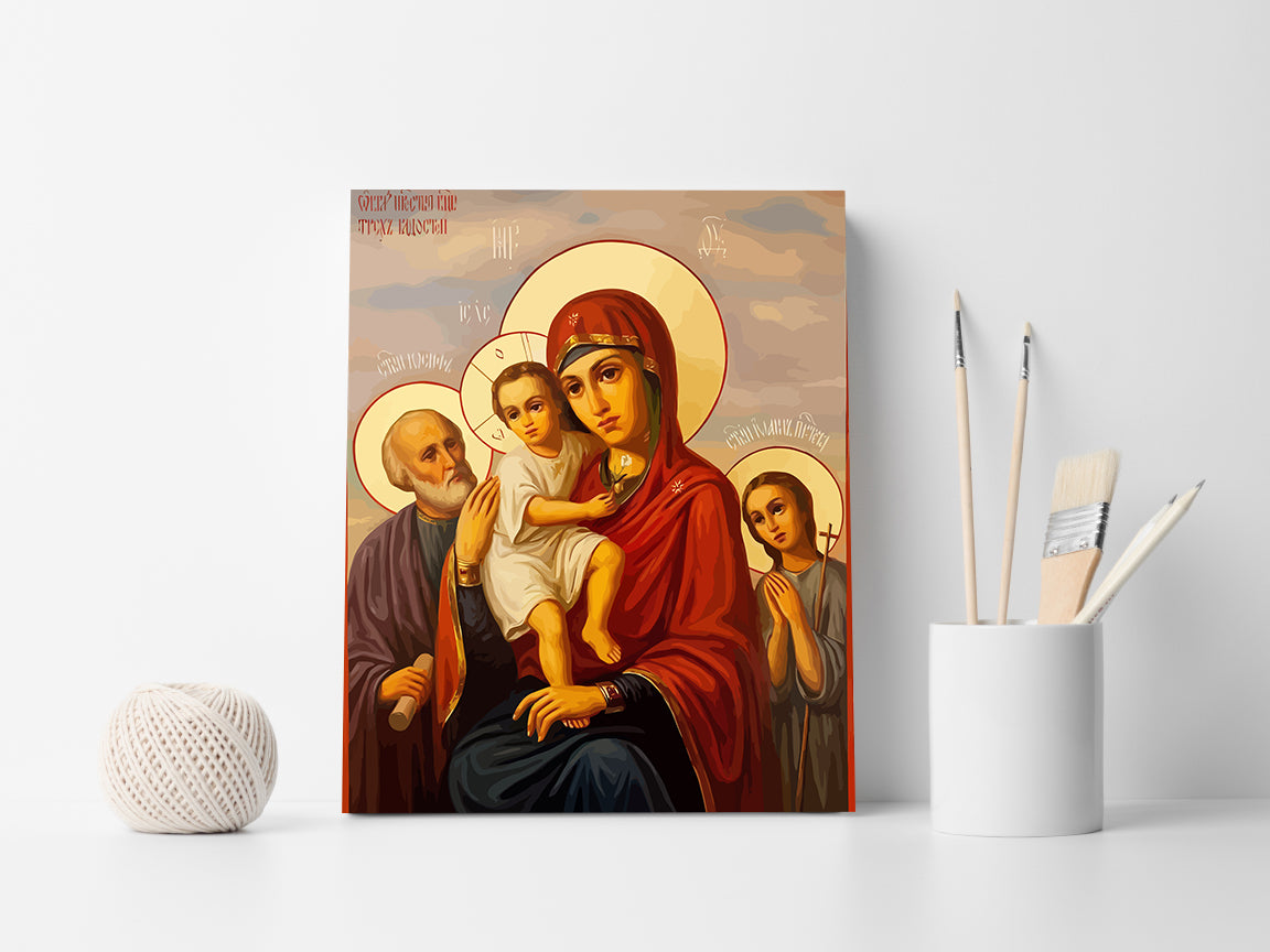 Set Pictură pe numere – Sfânta Maria Și Isus Hristos 6014