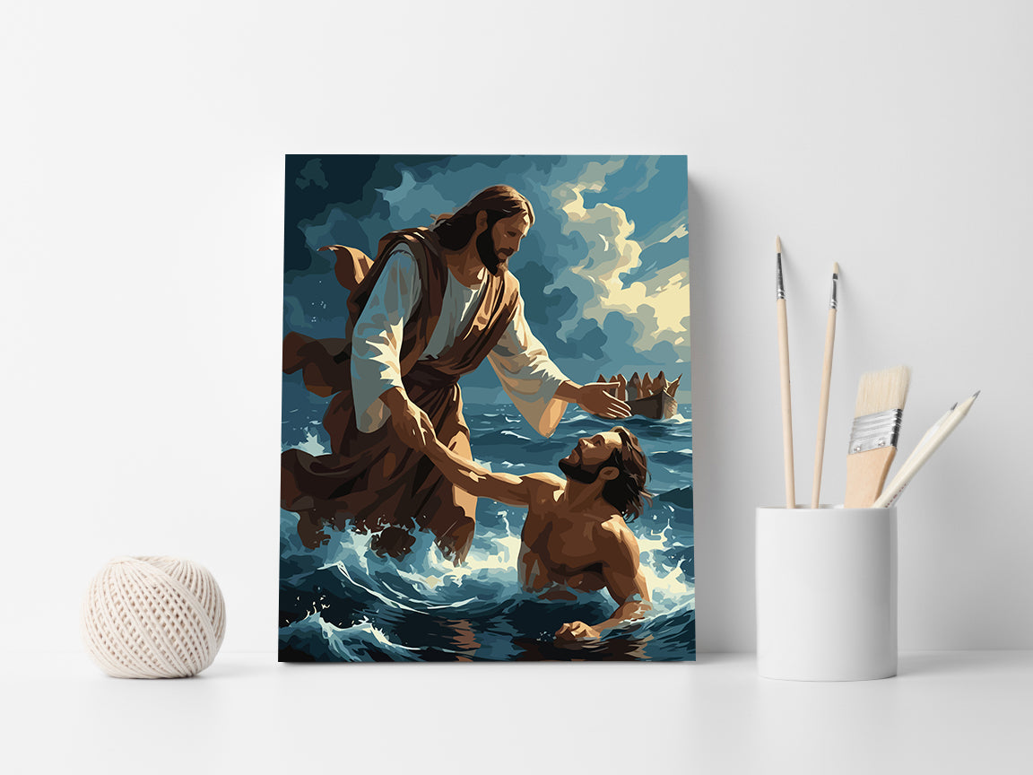 Set Pictură pe numere – Puterea Credinței 6399