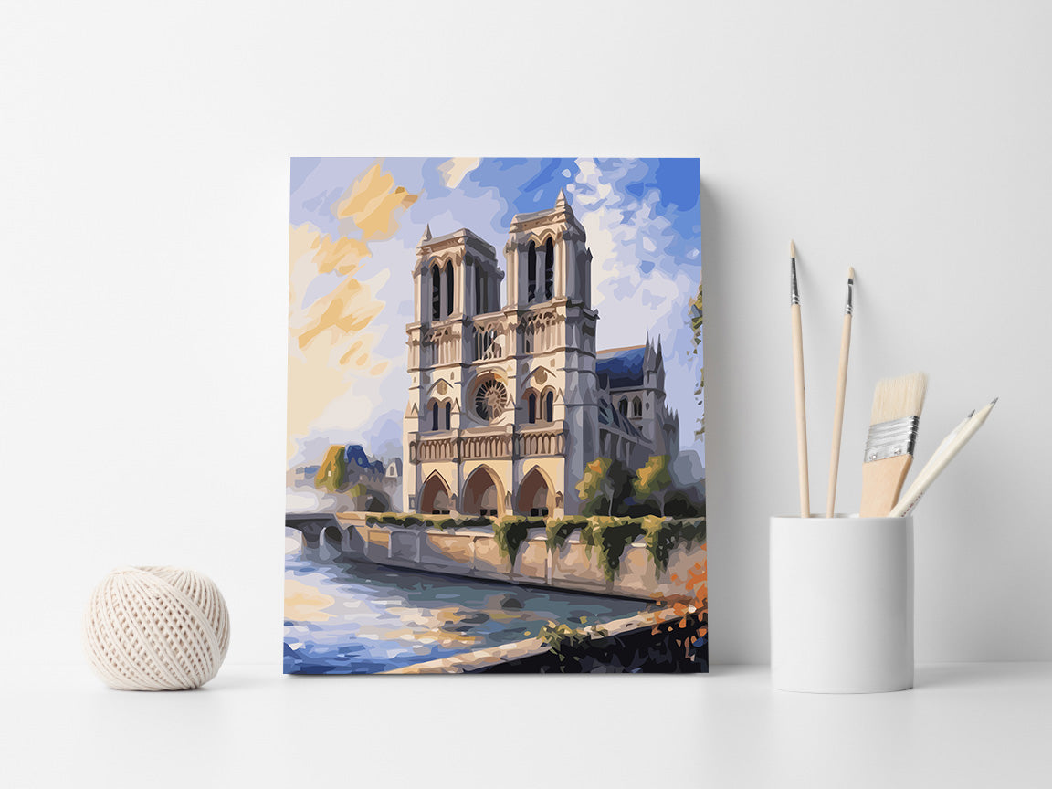 Set Pictură pe numere – Catedrala Notre Dame 6400